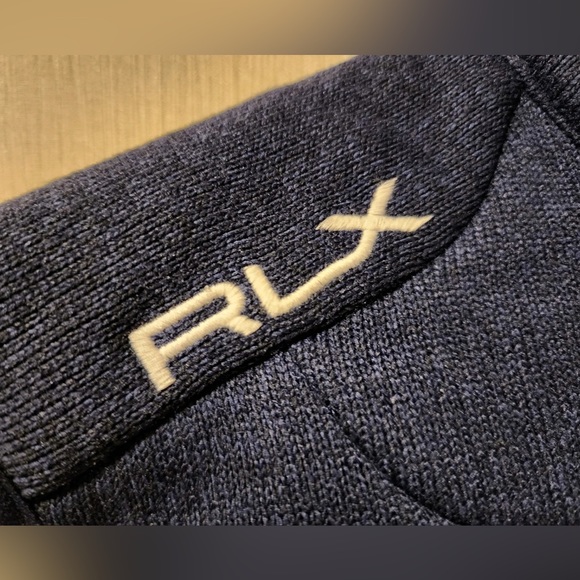 RLX Golf Terry-Paneled Fleece Color Blocked Vest sz M - Picture 7 of 13